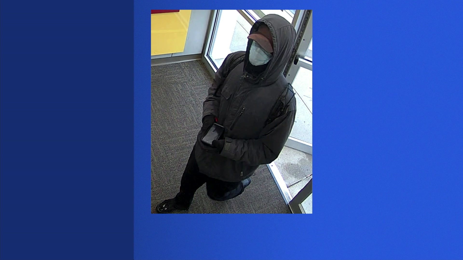 Police Ask Public's Help In Identifying Man Who Robbed A Bank In Linden