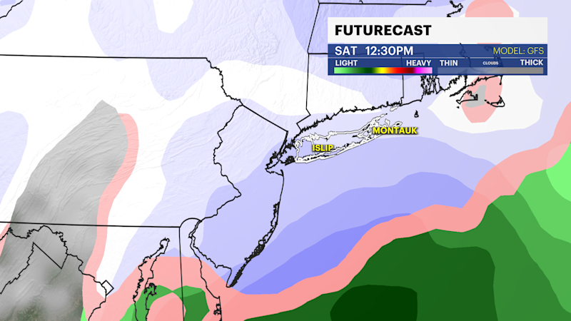 Story image: Let’s clear the air: How much snow will we see on Long Island Saturday?