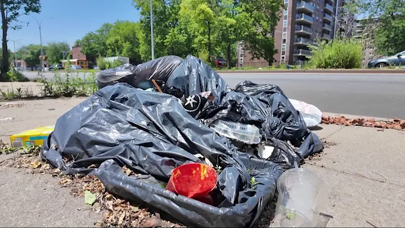 Story image: East New York residents fed up with dirty sidewalks