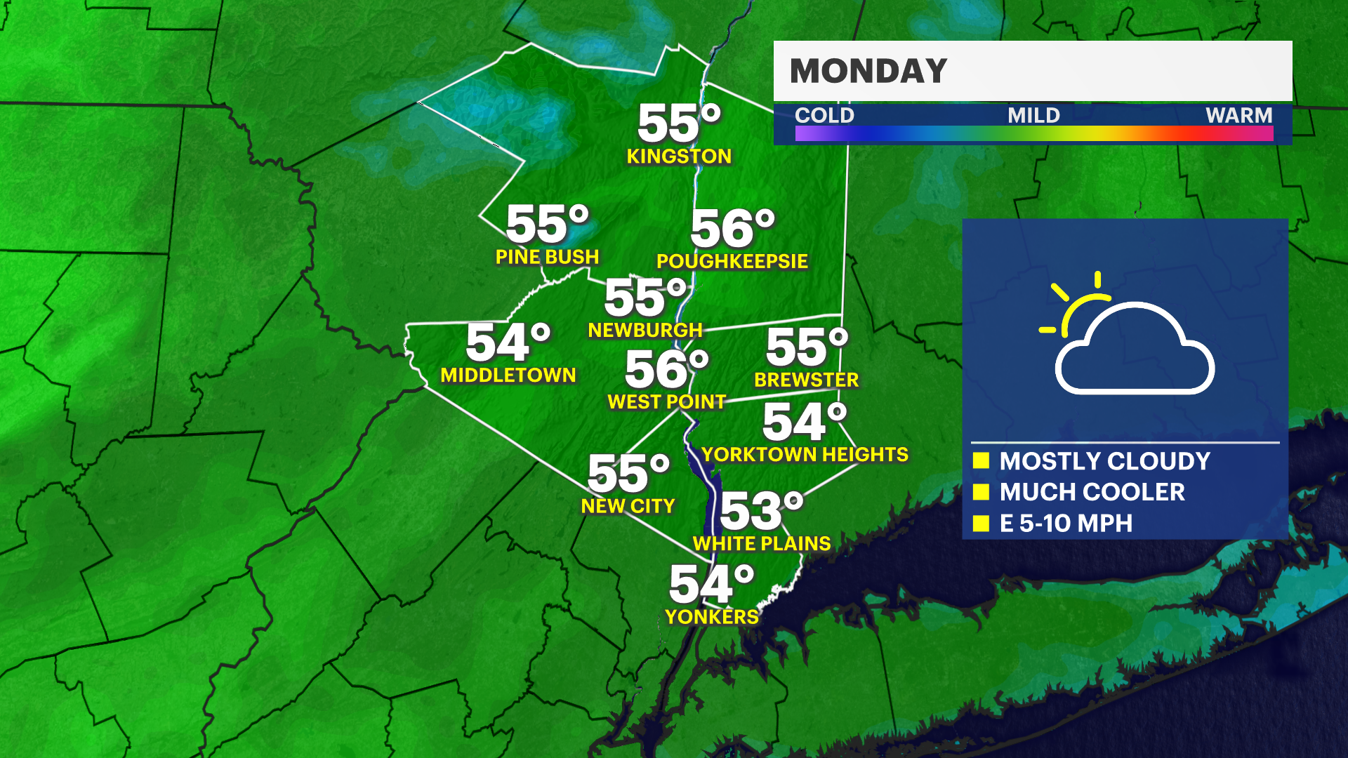 Cloudy And Mild Monday For The Hudson Valley cloudy-and-mild-monday-for-the-hudson-valley