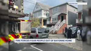 Bayonne house fire displaces 4 people; no injuries