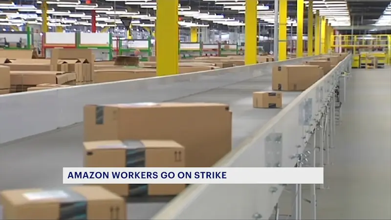 Story image: What does the Amazon driver strike mean for your Christmas holiday gifts?