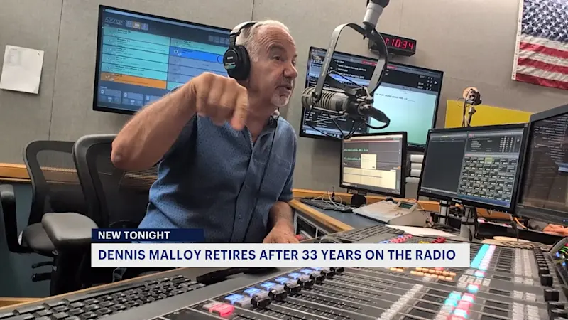 Story image: Radio legend Dennis Malloy bids goodbye to New Jersey 101.5 WKXW FM