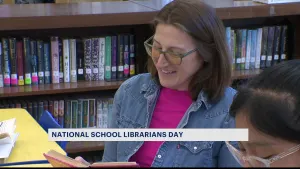 Bay Ridge librarian honored by News 12 on National School Librarian Day