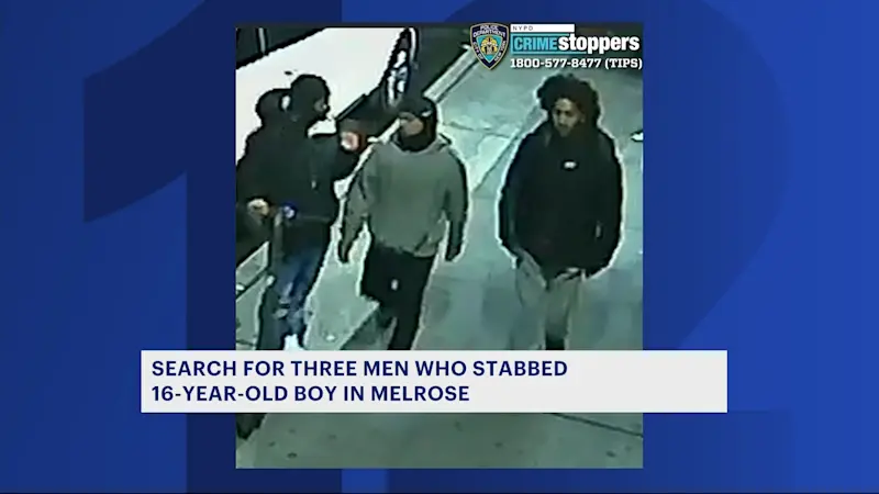 Story image: 3 men sought for stabbing teen boy in Melrose