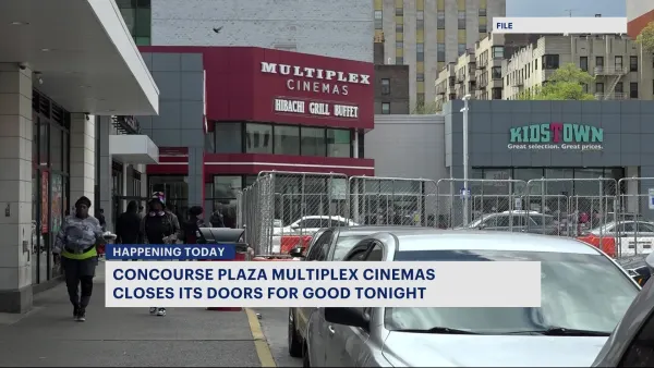 Bronx's Concourse Plaza movie theater to close its doors tonight