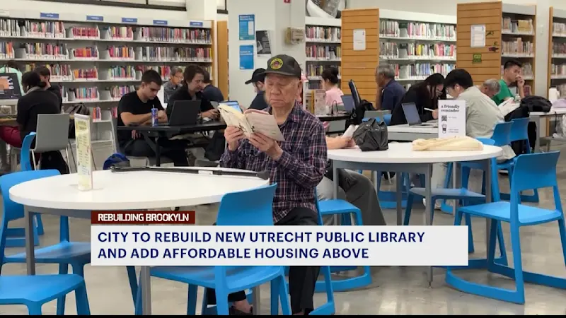 Story image: City to replace New Utrecht Library with new building and 100% affordable housing