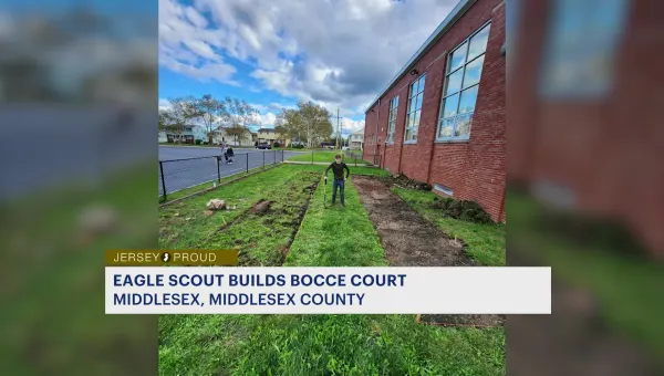 Jersey Proud: Eagle Scout builds bocce courts at Middlesex church