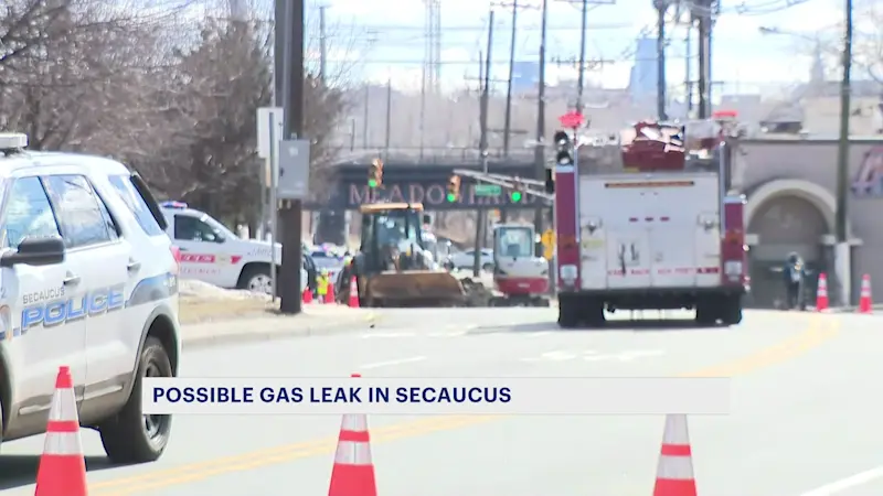 Story image: Secaucus gas leak triggers urgent evacuations and road closures