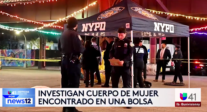 Story image: Univision 41 News Brief: Investigan cuerpo de mujer encontrado en una bolsa en East Harlem, Manhattan