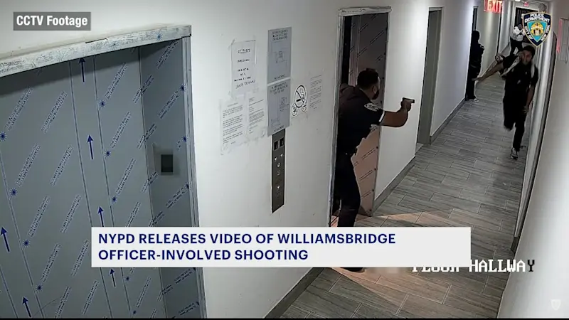 Story image: NYPD releases video of Williamsbridge officer-involved shooting