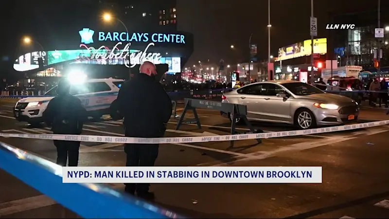 Story image: NYPD probes fatal stabbing outside Atlantic Terminal Mall 