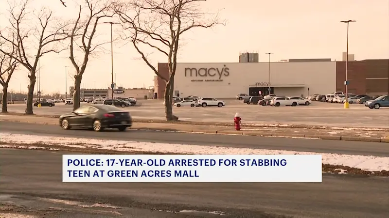 Story image: Police: 17-year-old stabbed another teen at Green Acres Mall; faces multiple charges