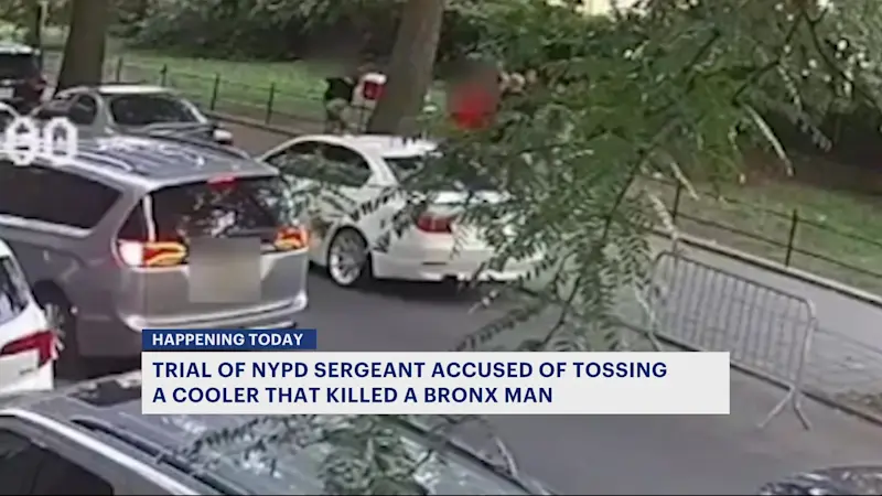 Story image: Trial begins for NYPD sergeant accused in fatal Bronx cooler incident