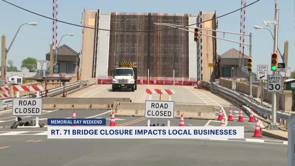 Jersey Shore business owners hope for successful Memorial Day, despite Route 71 bridge repairs