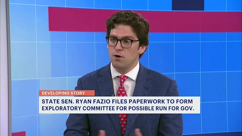 Story image: State Sen. Ryan Fazio exploring run for governor