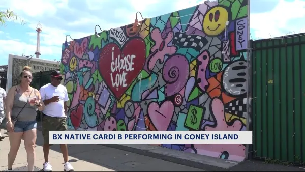 Rapper Cardi B set to take stage at Coney Island Art Walls