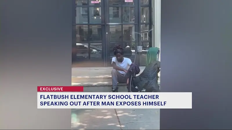 Story image: Flatbush teacher says she’s traumatized after man exposes himself on her walk home from school