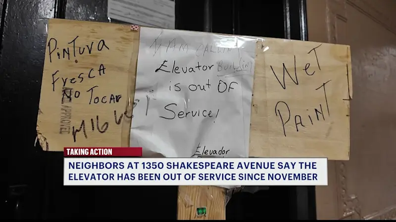 Story image: Broken elevator traps senior residents inside Highbridge building with multiple violations