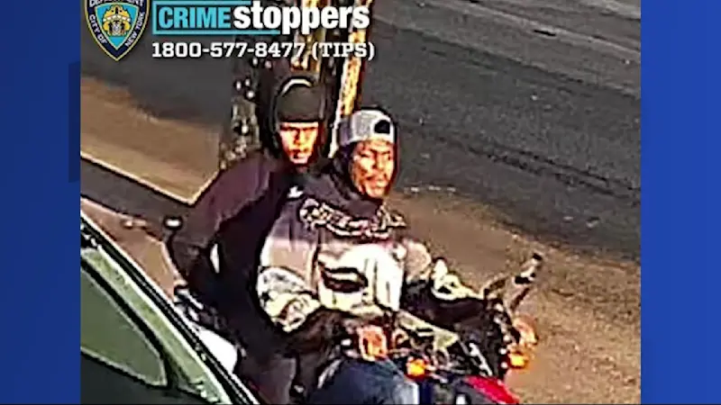 Story image: 2 thieves on scooter wanted in chain snatching incidents in The Bronx