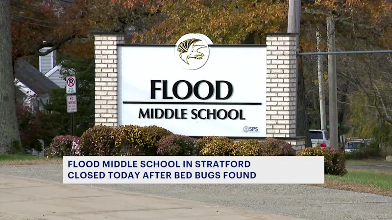 Story image: Pest treatment begins at Flood Middle School, classes expected to resume Thursday 