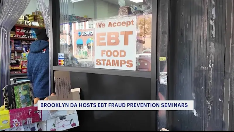 Story image: Brooklyn DA cracks down on EBT fraud, launches prevention seminars