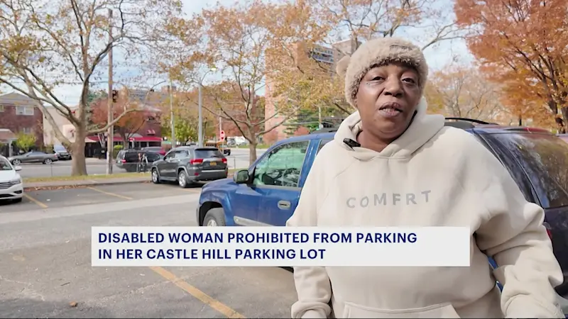 Story image: Disabled Bronx woman says NYCHA won't let her use parking space that she is paying for