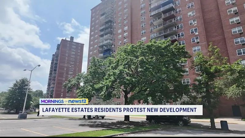 Story image: Lafayette Estates residents protest against new development in the area 