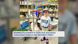 Jersey Proud: Boy asks for food donations instead of gifts for 6th birthday