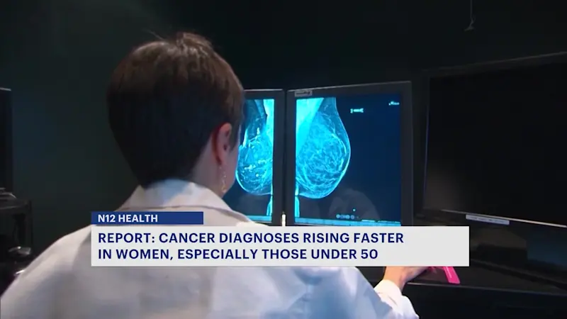 Story image: Report: Cancer diagnoses on the rise in younger women