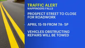 Traffic Alert: Roadwork begins on Prospect Street in Wappingers Falls