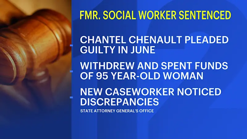 Story image: Social worker sentenced to probation after stealing $900K from woman with dementia