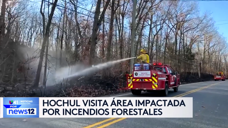 Story image: Univision 41 News Brief: Incendios forestales azotan a Nueva York y Nueva Jersey