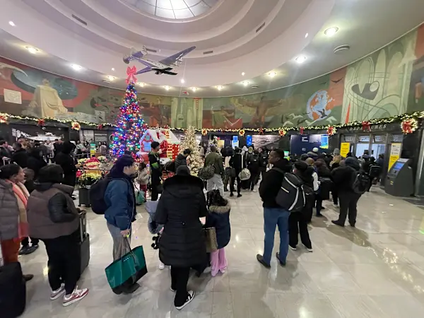 Story image: Officials prepare for a record-breaking day as Thanksgiving travel gets in full swing