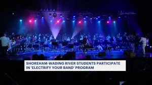 Shoreham-Wading River students participate in 'Electrify Your Band' program