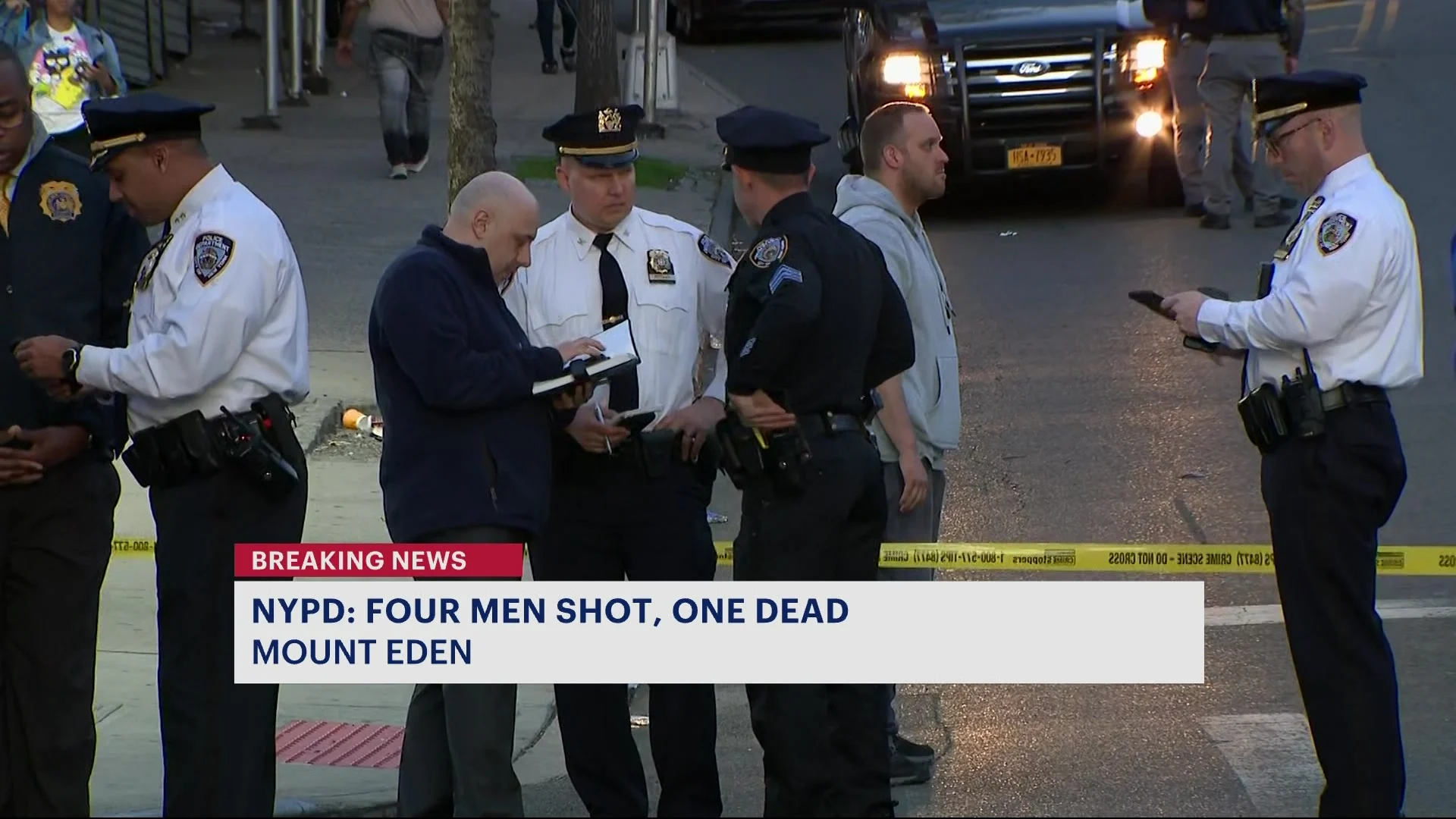NYPD: 1 dead, at least 3 others injured in Mount Eden shooting; 1 person in custody