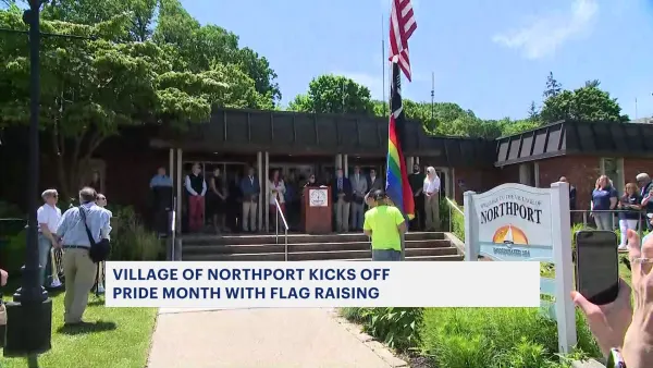 Village of Northport kicks off Pride Month with flag raising  