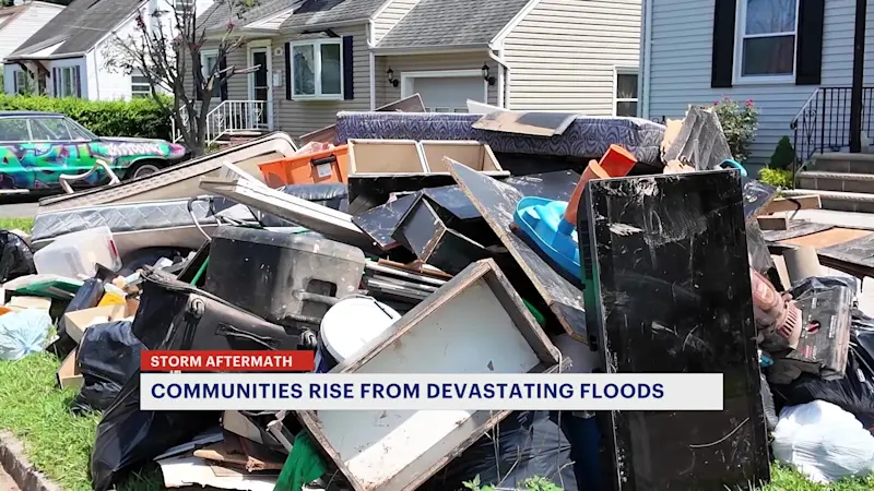 Story image: Central Jersey continues cleanup nearly a week after devastating floods