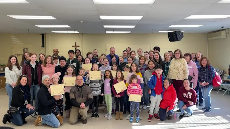 Story image: Children at Norwalk church volunteer to fight against food insecurity 