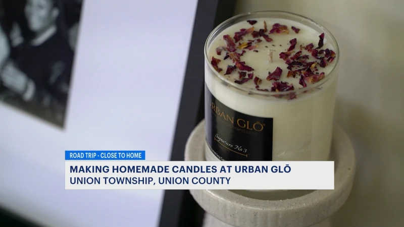 Story image: Learn to make candles at Urban Glo in Union