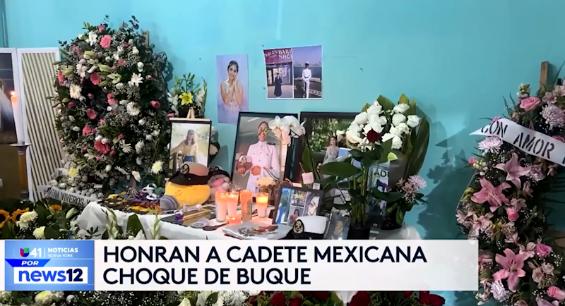 Story image: Univision 41 News Brief: Honran a cadete Mexicana choque de buque