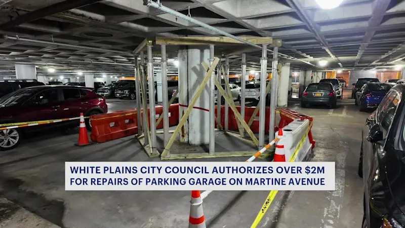 Story image: White Plains authorizes around $2.2 million toward library parking structure rehabilitation