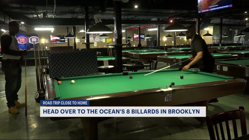 Story image: Play pool at Brooklyn's largest billiards room