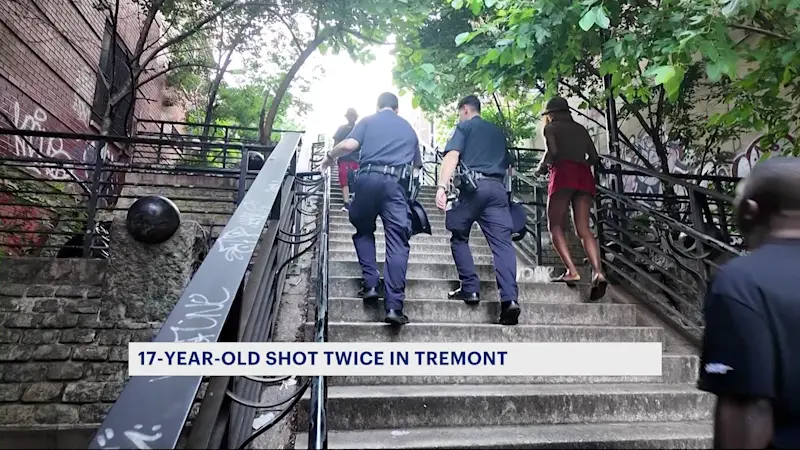 Story image: NYPD: 17-year-old shot twice in Tremont