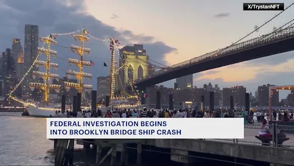 Mexican tall ship was underway less than 5 minutes before crashing into Brooklyn Bridge