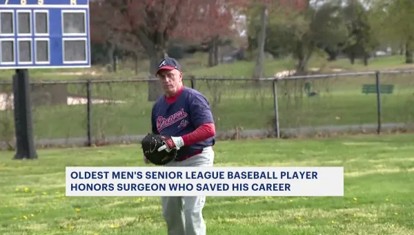 Oldest Men’s Senior Baseball League player honors surgeon who saved his career