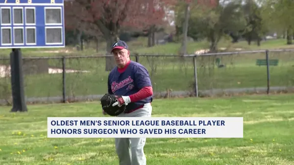 Oldest Men’s Senior Baseball League player honors surgeon who saved his career