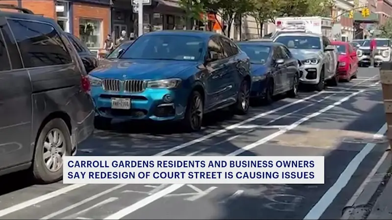 Story image: Carroll Gardens residents say Court Street redesign is already causing issues