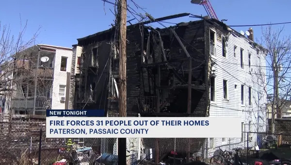 Dozens of residents escape 4-alarm fire in Paterson that damaged 3 homes