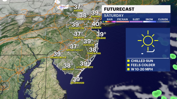 Story image: Coldest air of the season marches into town. How long does the festive chill last?